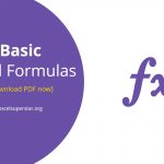 Basic Excel Formulas PDF_ Excel in Hindi