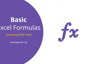 Basic Excel Formulas PDF_ Excel in Hindi