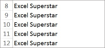 Excel VBA - Excel Superstar