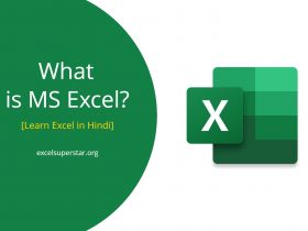 What in MS Excel In Hindi_